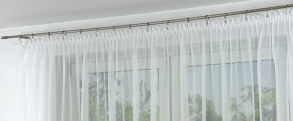 Firanka do pokoju woal z gipiurą prosta 400 cm M-1 4 Firanka do pokoju woal z gipiurą prosta 400 cm M-1